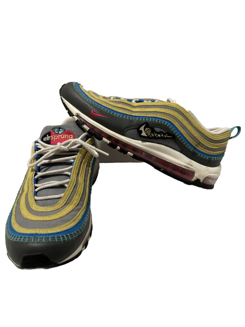 Nike Air Max 97 SE Iron Grey Sprung Sneakers DH4759-001 Mens Size 10.5